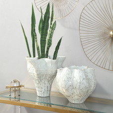 Carmine Short Vase