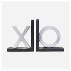X and O Bookends -Set 2