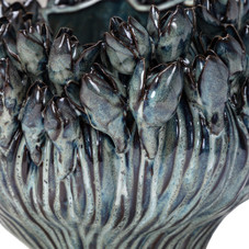 Arlen Azure Short Vase