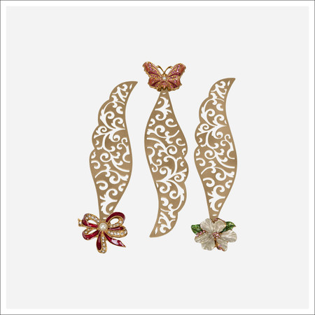 Jeweled Bookmarks -Ea Jeweled Bookmarks -Ea