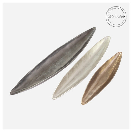 Elle Boat Trays -Set 3 Elle Boat Trays -Set 3