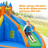 Inflatable Water Slide Mighty Bounce House Jumper Castle Moonwalk with 735-Watt Blower