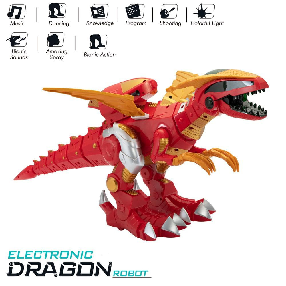 RC Dinosaur Robot Learning Toy with Remote Control Dinosaur Storytelling
