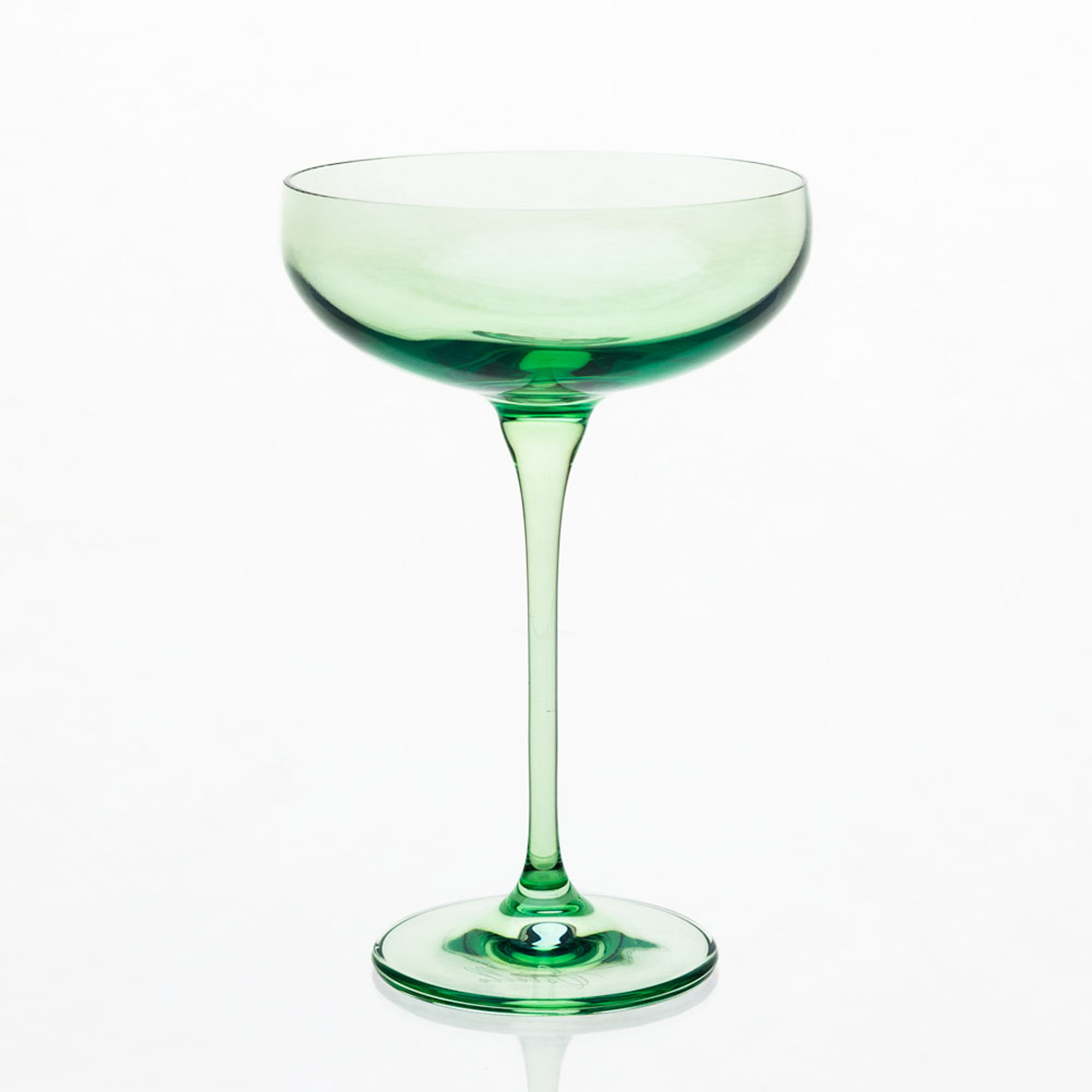Champagne Flutes in Mint Green (set of 6) - Fieldshop by Garden & Gun
