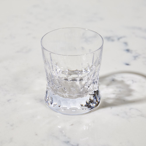 Crystal Etched Whiskey Glass No. 1 by J. Hill's Standard