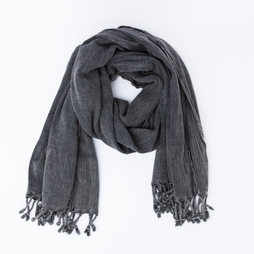 Charcoal Washed Towel by Home & Loft