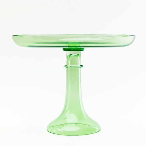 Cake Stand in Mint by Estelle Colored Glass
