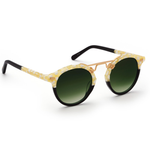 St. Louis Sunglasses in Limon to Black 