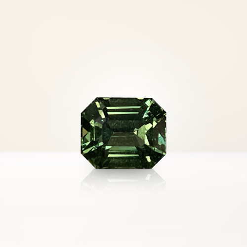 2.10 ct Emerald Cut Teal Sapphire - Nolan and Vada