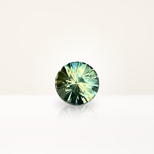 1.23 ct Round Teal Sapphire - Nolan and Vada