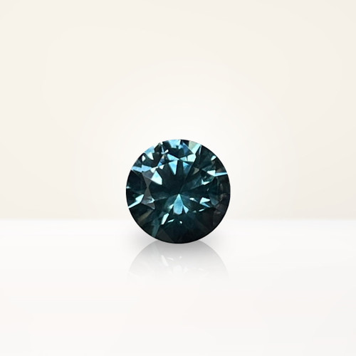 1.01 ct Round Montana Teal Sapphire - Nolan and Vada