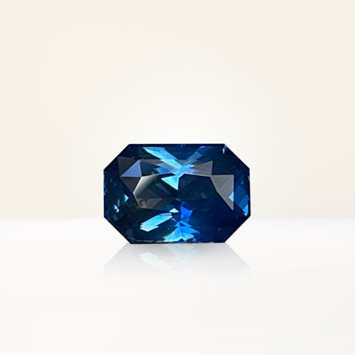 2.08 ct Radiant Teal Sapphire - Nolan and Vada