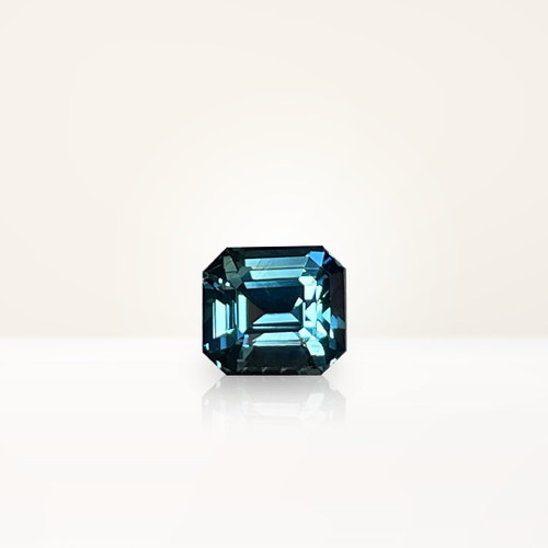 1.07 ct Emerald Cut Teal Sapphire - Nolan and Vada