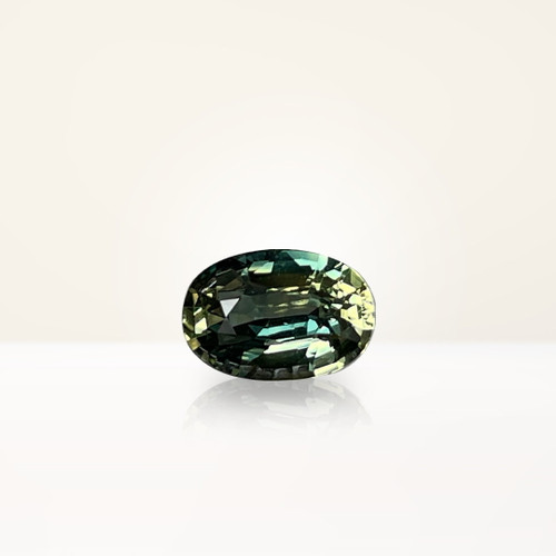 1.15 ct Oval Australian Parti Teal Sapphire - Nolan and Vada