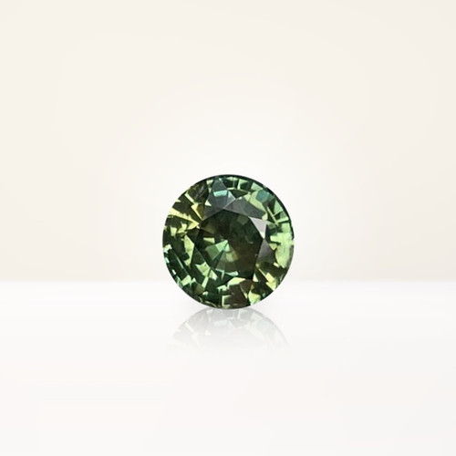 1.10 ct Round Teal Sapphire - Nolan and Vada