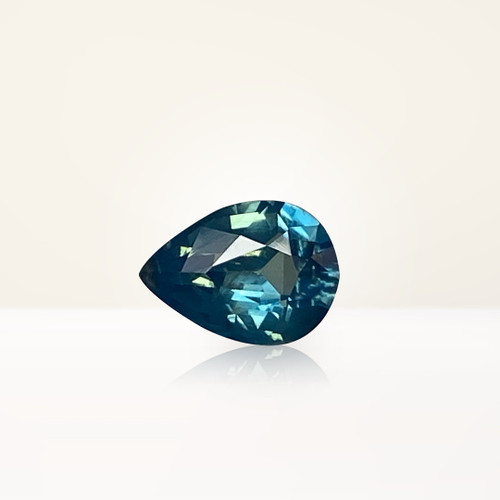 1.62 ct Pear Teal Sapphire - Nolan and Vada