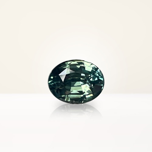 1.69 ct Oval Teal Sapphire - Nolan and Vada