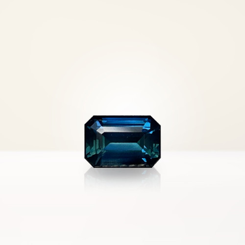 1.10 ct Emerald Cut Teal Sapphire - Nolan and Vada