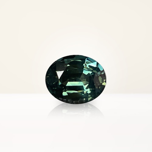2.20 ct Oval Australian Parti Teal Sapphire - Nolan and Vada 2.20 ct Oval Australian Parti Teal Sapphire - Nolan and Vada