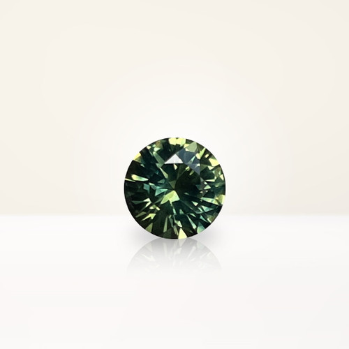 0.98 ct Round Australian Parti Green Sapphire - Nolan and Vada 0.98 ct Round Australian Parti Green Sapphire - Nolan and Vada