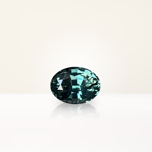 1.18 ct Oval Teal Sapphire - Nolan and Vada