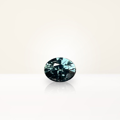 0.66 ct Oval Teal Sapphire - Nolan and Vada