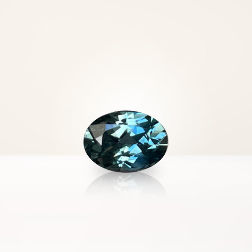 0.97 ct Oval Teal Sapphire - Nolan and Vada