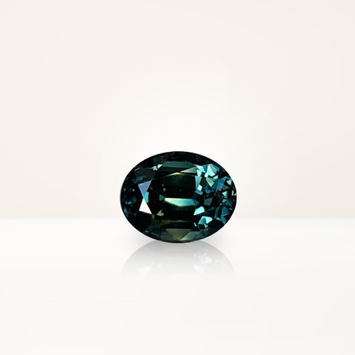 1.38 ct Oval Australian Parti Teal Sapphire - Nolan and Vada
