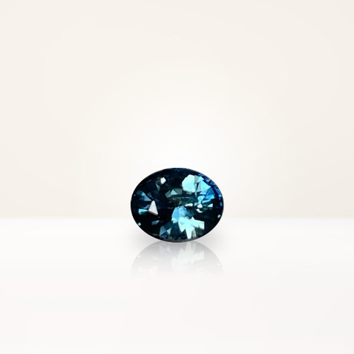 0.59 ct Oval Teal Sapphire - Nolan and Vada