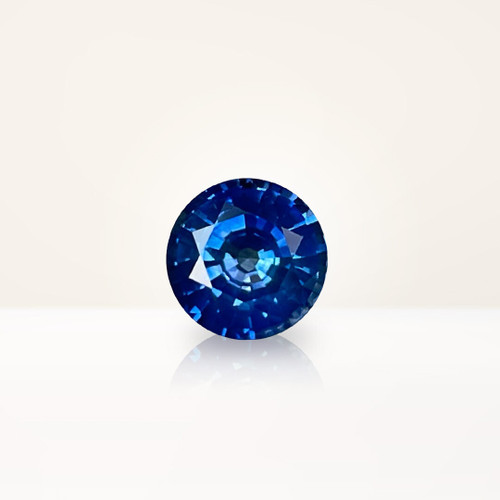 1.51 ct Round Blue Sapphire - Nolan and Vada