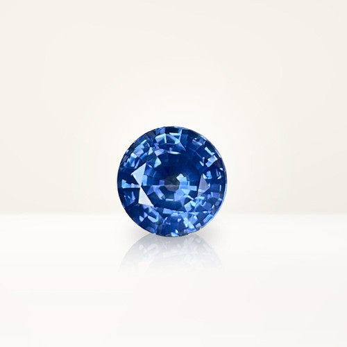 1.52 ct Round Blue Sapphire - Nolan and Vada