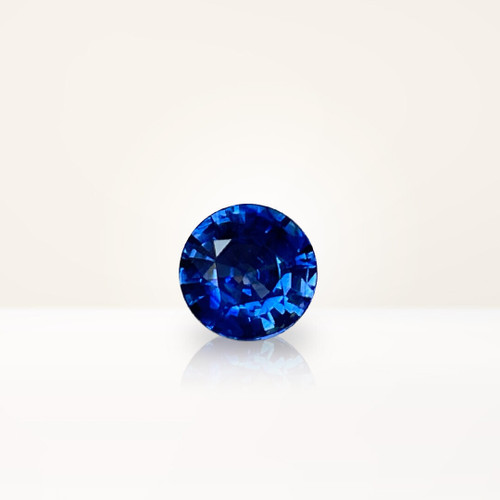 0.89 ct Round Blue Sapphire - Nolan and Vada