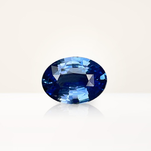 2.04 ct Oval Blue Sapphire - Nolan and Vada