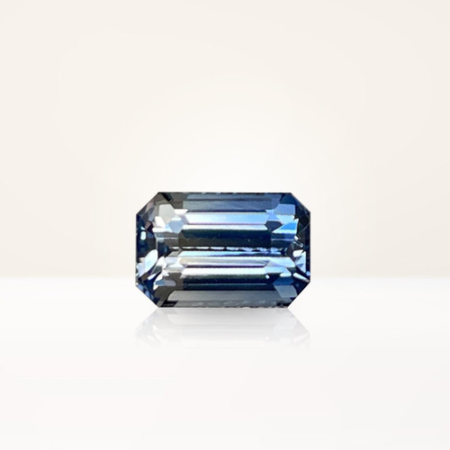 1.99 ct Emerald Cut Blue Sapphire - Nolan and Vada