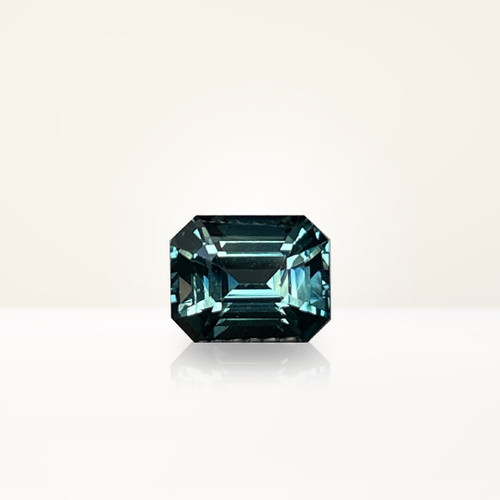 1.55 ct Emerald Cut Teal Sapphire - Nolan and Vada