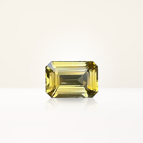 1.58 ct Emerald Cut Yellow Sapphire - Nolan and Vada