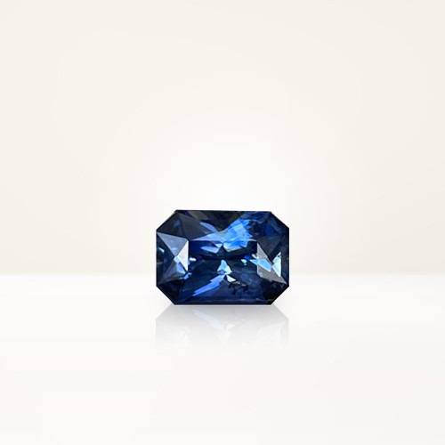 0.74 ct Radiant Blue Sapphire - Nolan and Vada