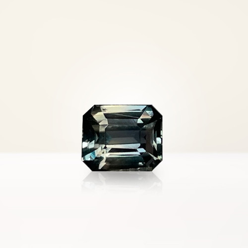 1.65 ct Emerald Cut Teal Sapphire - Nolan and Vada