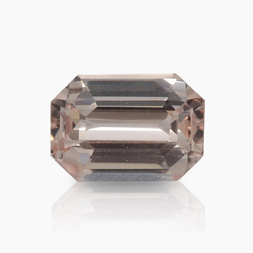 1.63 ct Emerald Cut Peach Sapphire - Nolan and Vada
