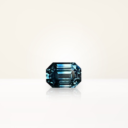 1.00 ct Emerald Cut Montana Teal Sapphire - Nolan and Vada