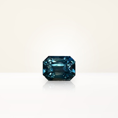 1.06 ct Radiant Montana Teal Sapphire - Nolan and Vada