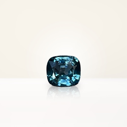 0.94 ct Cushion Montana Teal Sapphire - Nolan and Vada