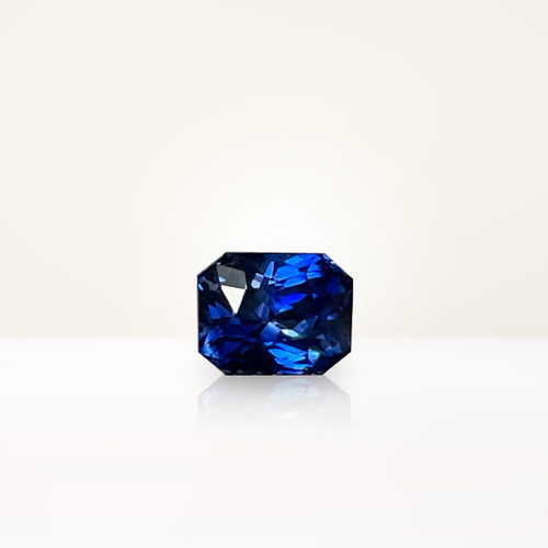 1.12 ct Radiant Blue Sapphire - Nolan and Vada