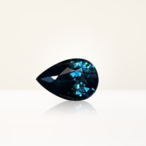 2.08 ct Pear Teal Sapphire - Nolan and Vada