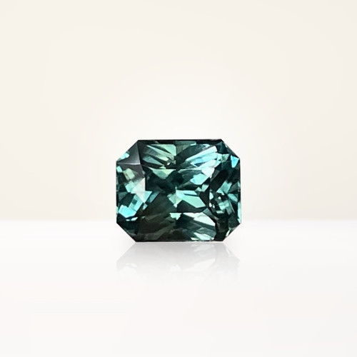 1.80 ct Radiant Teal Sapphire - Nolan and Vada