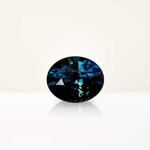 2.14 ct Oval Teal Sapphire - Nolan and Vada