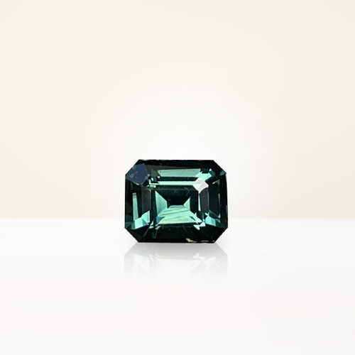 1.15 ct Emerald Cut Teal Sapphire - Nolan and Vada