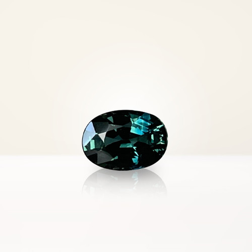 1.18 ct Oval Australian Parti Teal Sapphire - Nolan and Vada