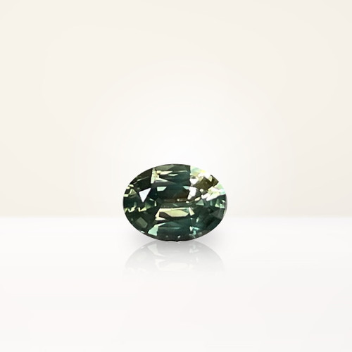 0.72 ct Oval Australian Parti Teal Sapphire - Nolan and Vada