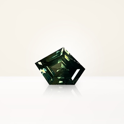 0.94 ct Freeform Australian Parti Green Sapphire - Nolan and Vada